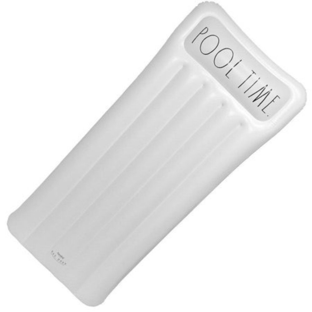 Rae Dunn Pool Time Lounger Inflatable Pool Float For Adults & Kids